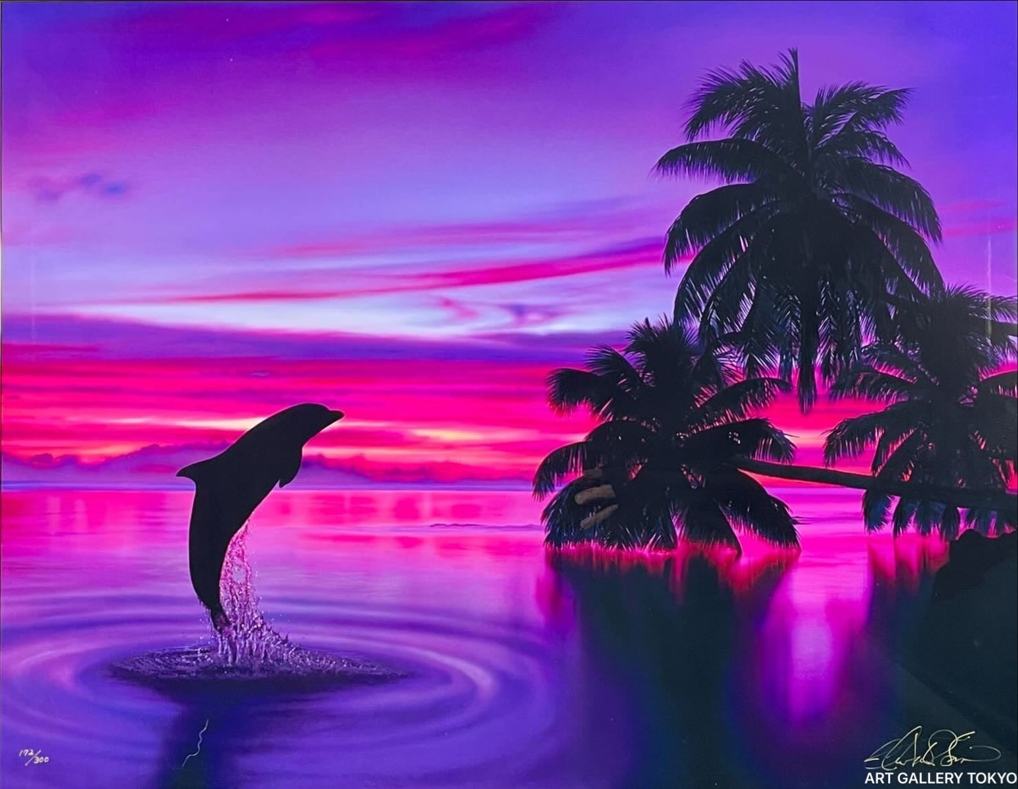 【値下しました】ラッセン 版画 サイレントイリュージョン Ｌ ラッセン 版画 サイレントイリュージョン L